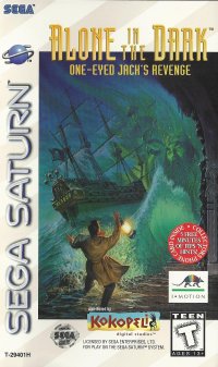 Alone In The Dark One Eyed Jack's Revenge Sega Saturn US box art